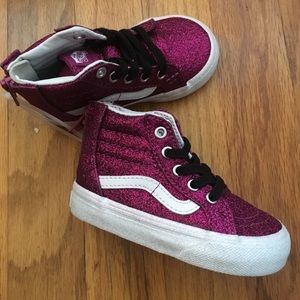 NWOT vans sparkle all the way to the soles!